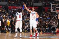 The LA Clippers in a game against the LA Lakers in early 2019. Here the Clippers officially won more games than the Lakers in this face off